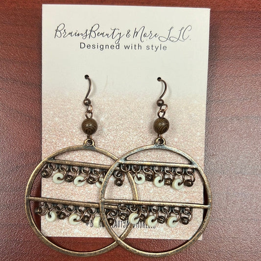 BoHo Round Accent Earrings
