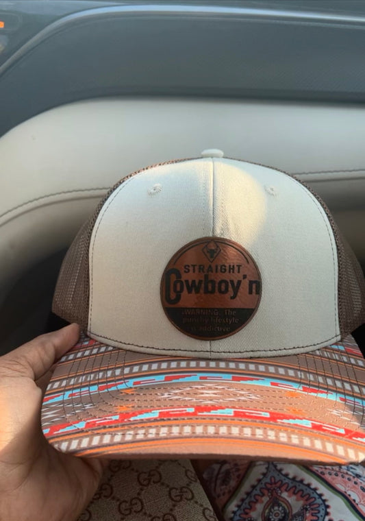 Brown-Straight Cowboy’n Hat